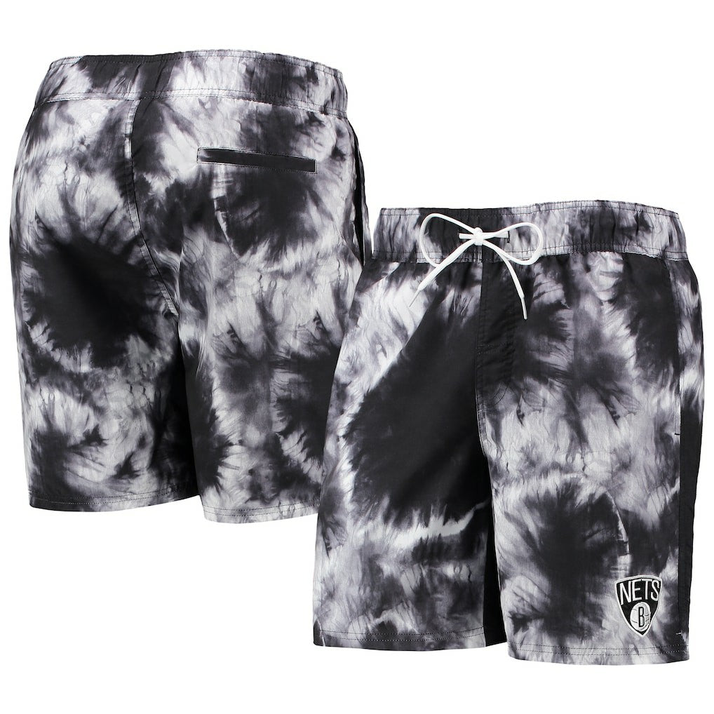 NBA Brooklyn Nets G-III Sports by Carl Banks Splash Volley Swim Shorts