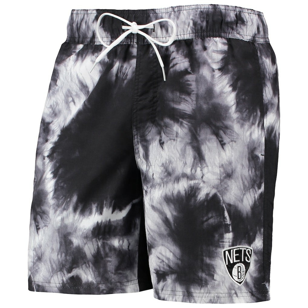 NBA Brooklyn Nets G-III Sports by Carl Banks Splash Volley Swim Shorts