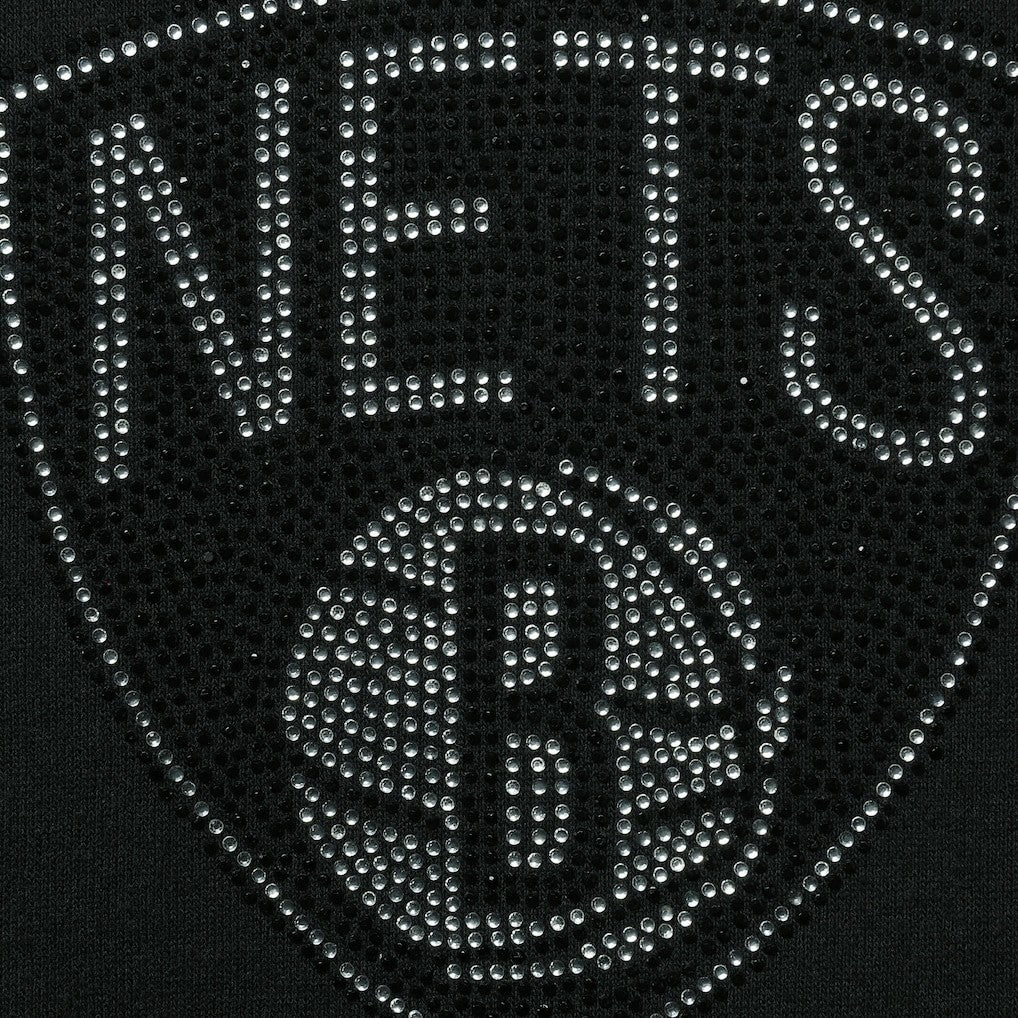 NBA Brooklyn Nets DKNY Sport Women's Carrie Rhinestone Pullover Sweatshirt