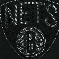 NBA Brooklyn Nets DKNY Sport Women's Carrie Rhinestone Pullover Sweatshirt