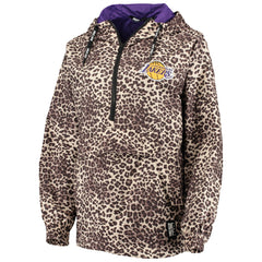 NBA Los Angeles Lakers DKNY Sport Women's Gabriella Windbreaker Half-Zip Hoodie