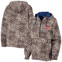 NBA New York Knicks DKNY Sport Women's Gabriella Windbreaker Half-Zip Hoodie