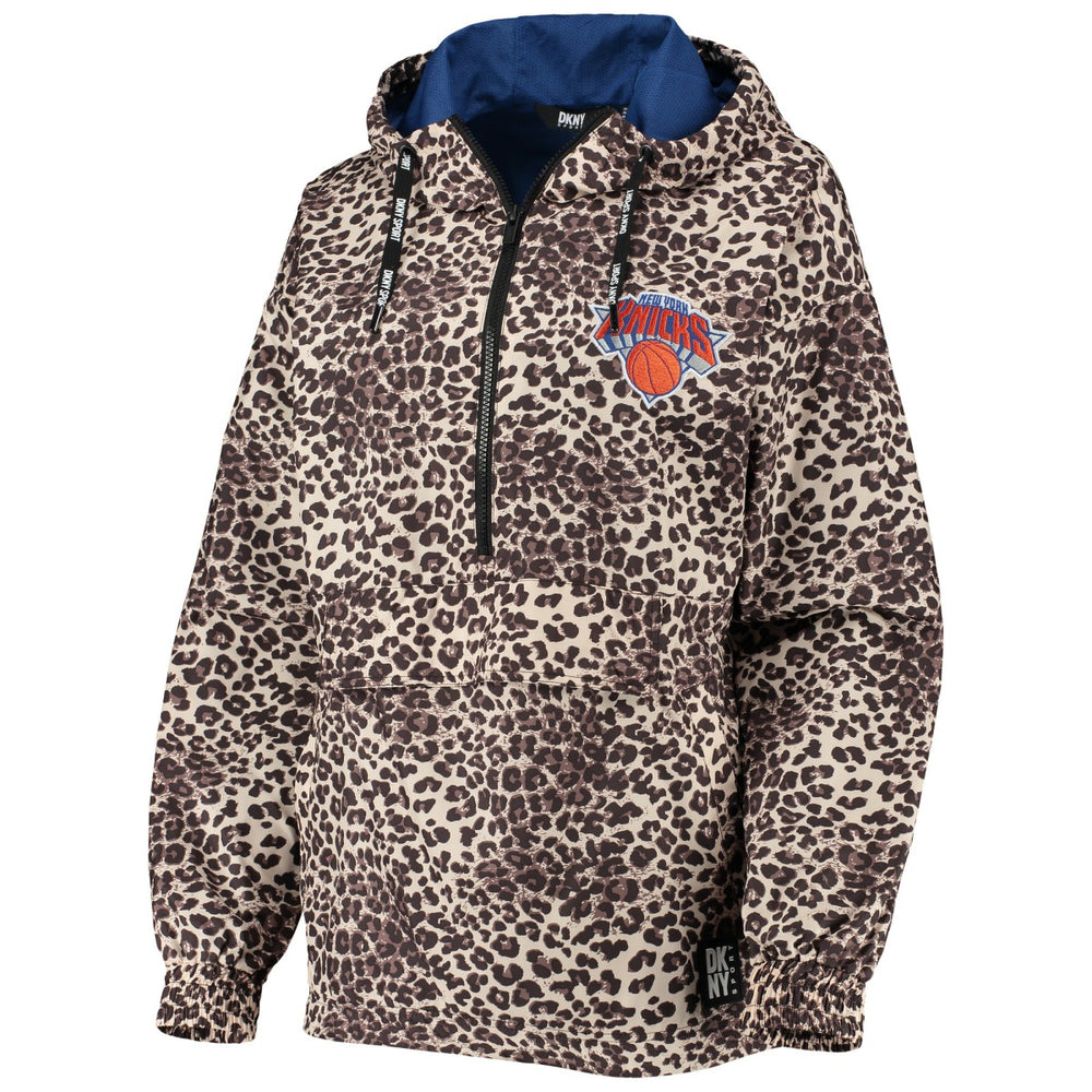 NBA New York Knicks DKNY Sport Women's Gabriella Windbreaker Half-Zip Hoodie