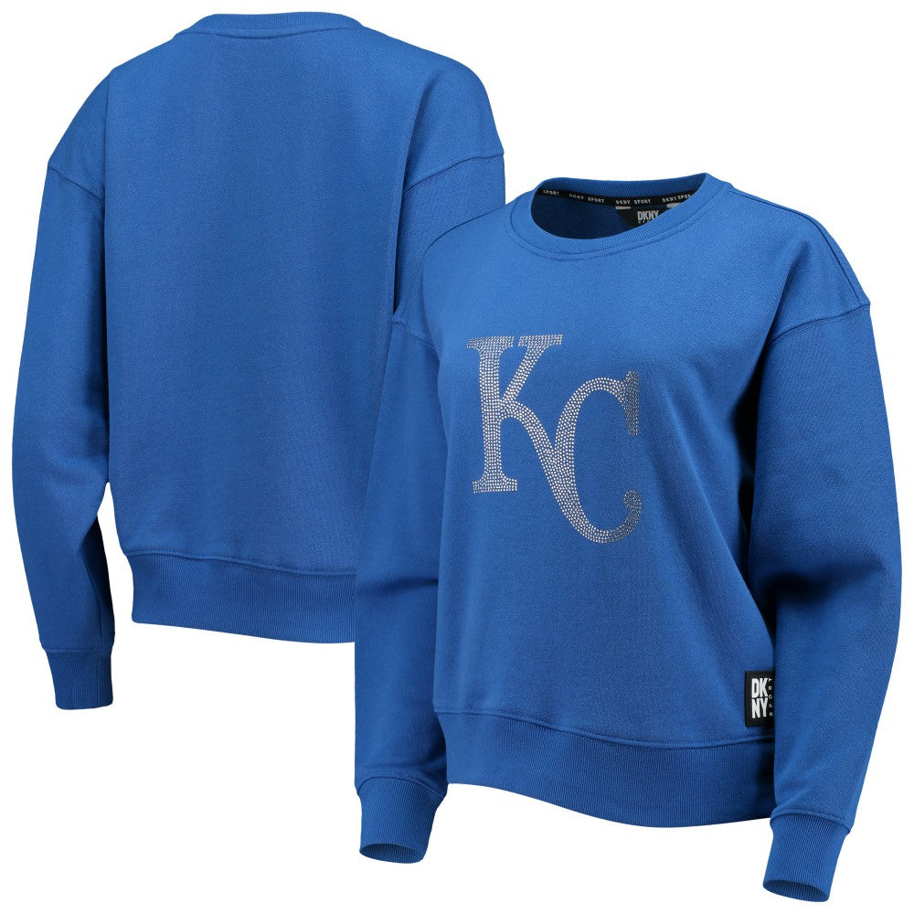 MLB Kansas City Royals DKNY Sport Women's Carrie Pullover Sweatshirt