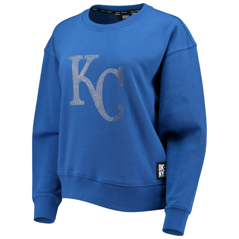 MLB Kansas City Royals DKNY Sport Women's Carrie Pullover Sweatshirt