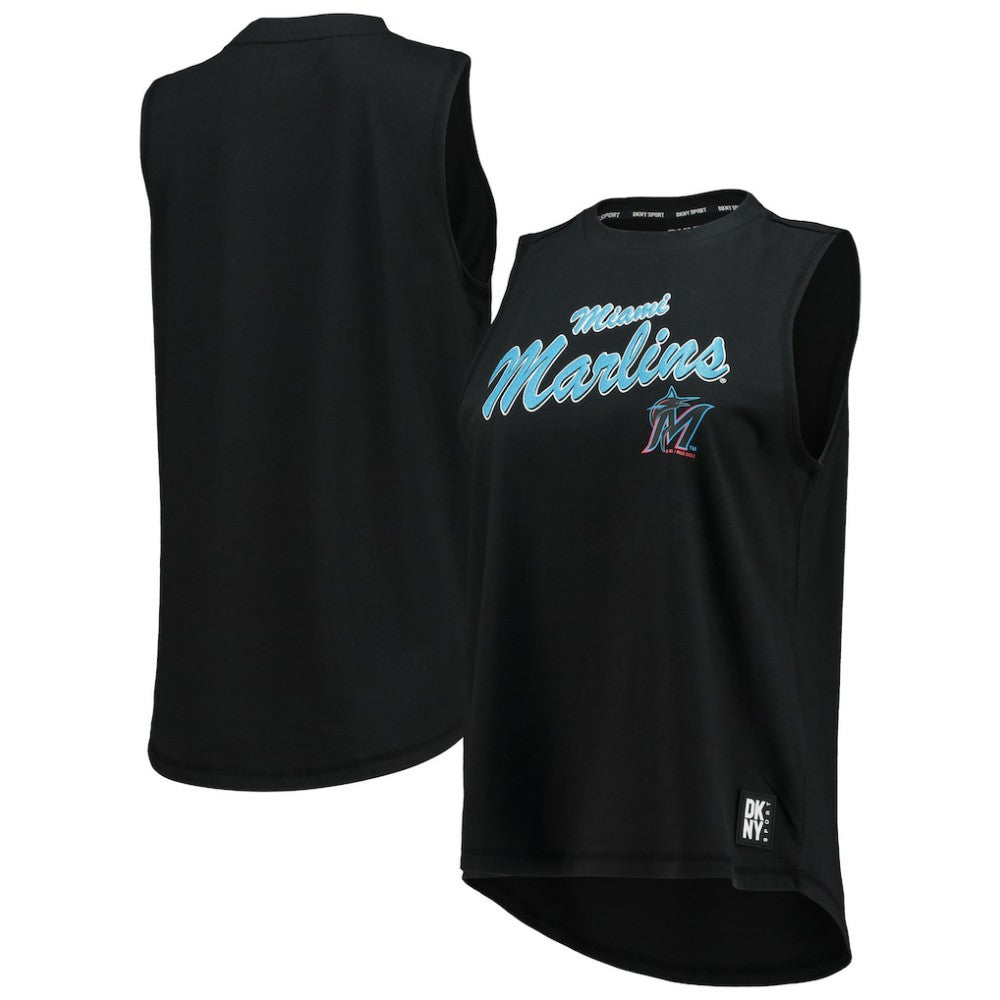 MLB Miami Marlins DKNY Sport Women's Marcie Tank Top