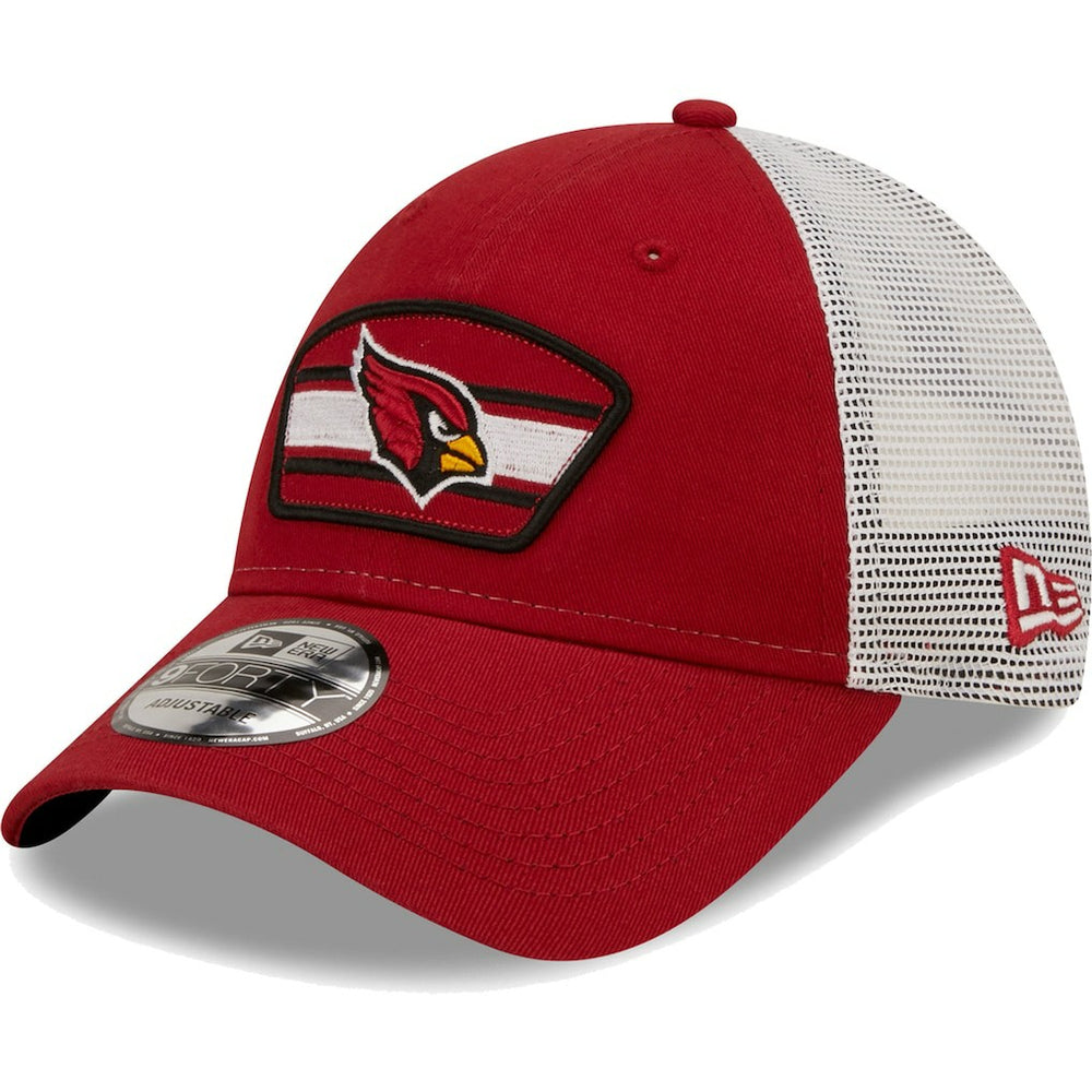 Logo Patch Trucker 9FORTY Snapback Hat - Arizona Cardinals