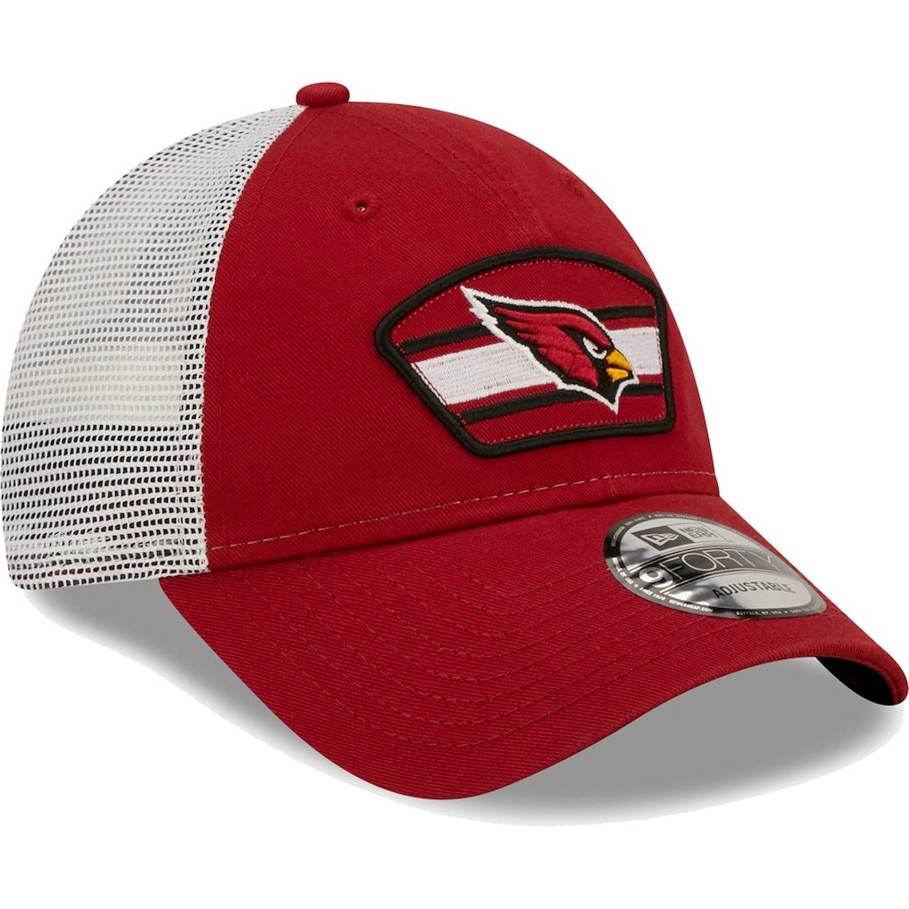 Logo Patch Trucker 9FORTY Snapback Hat - Arizona Cardinals