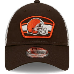 Logo Patch Trucker 9FORTY Snapback Hat - Cleveland Browns
