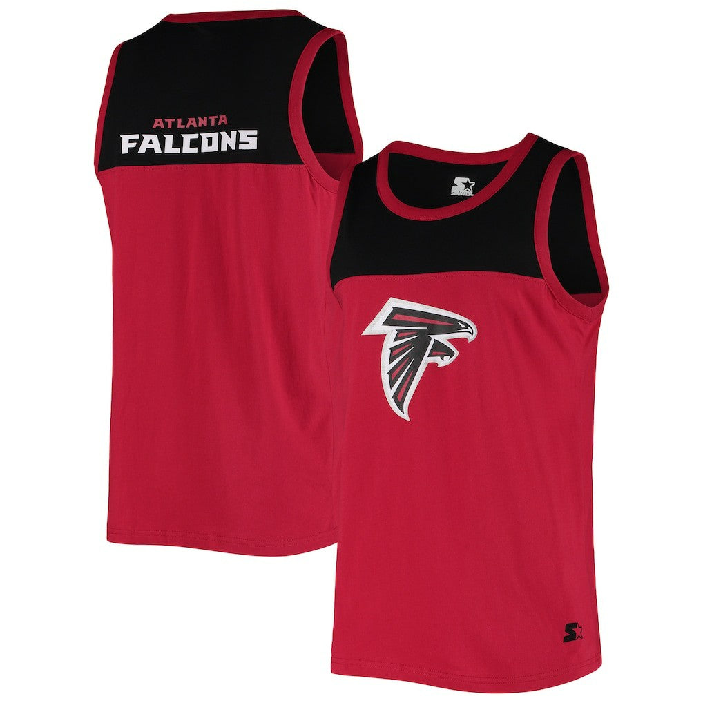 Starter Team Touchdown Fashion Tank Top - Atlanta Falcons