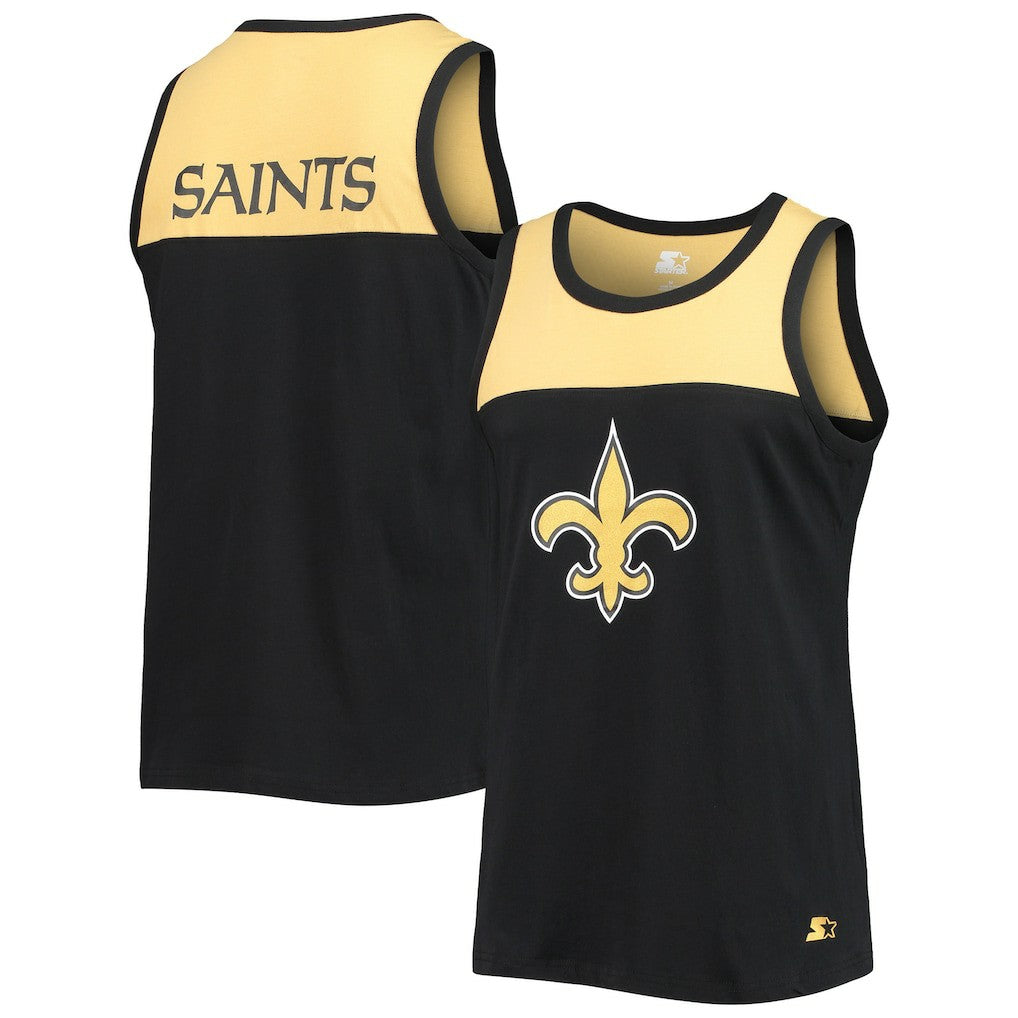 Starter Team Touchdown Fashion Tank Top - New Orleans Saints