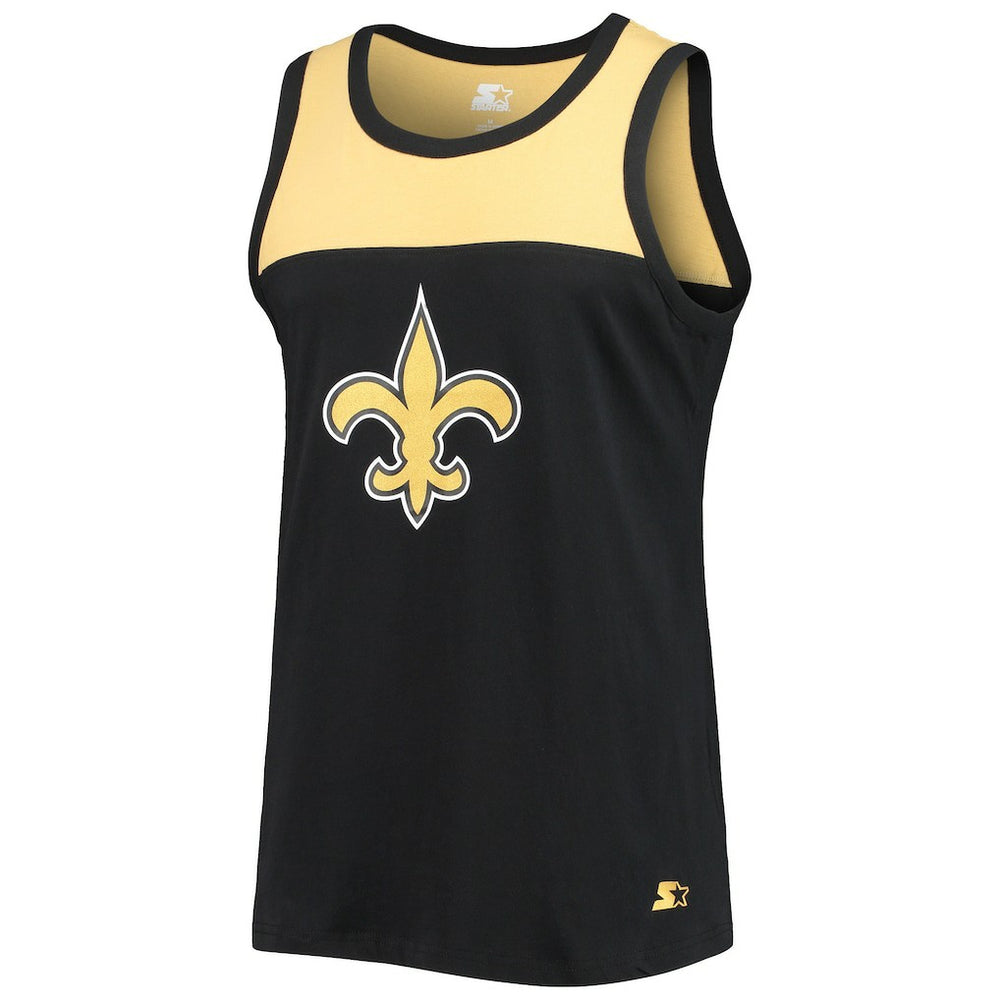 Starter Team Touchdown Fashion Tank Top - New Orleans Saints