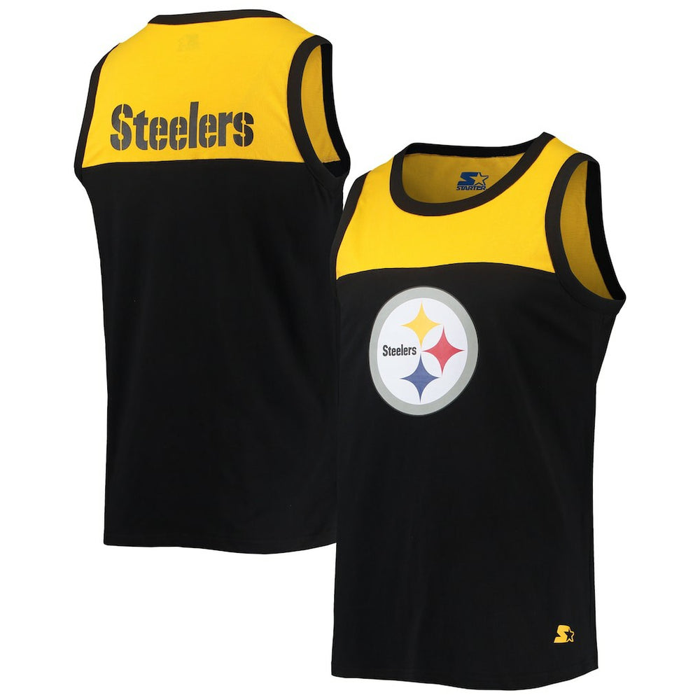 Starter Team Touchdown Fashion Tank Top - Pittsburgh Steelers