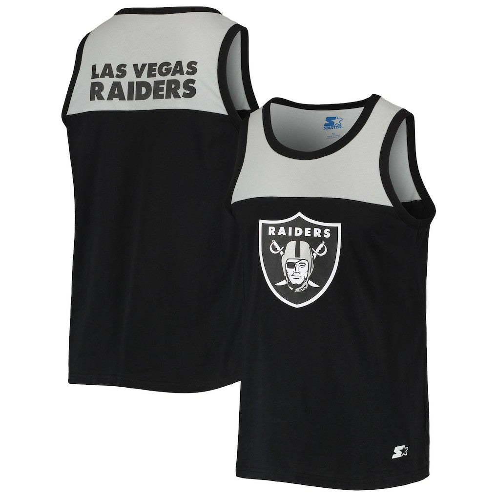 Starter Team Touchdown Fashion Tank Top - Las Vegas Raiders