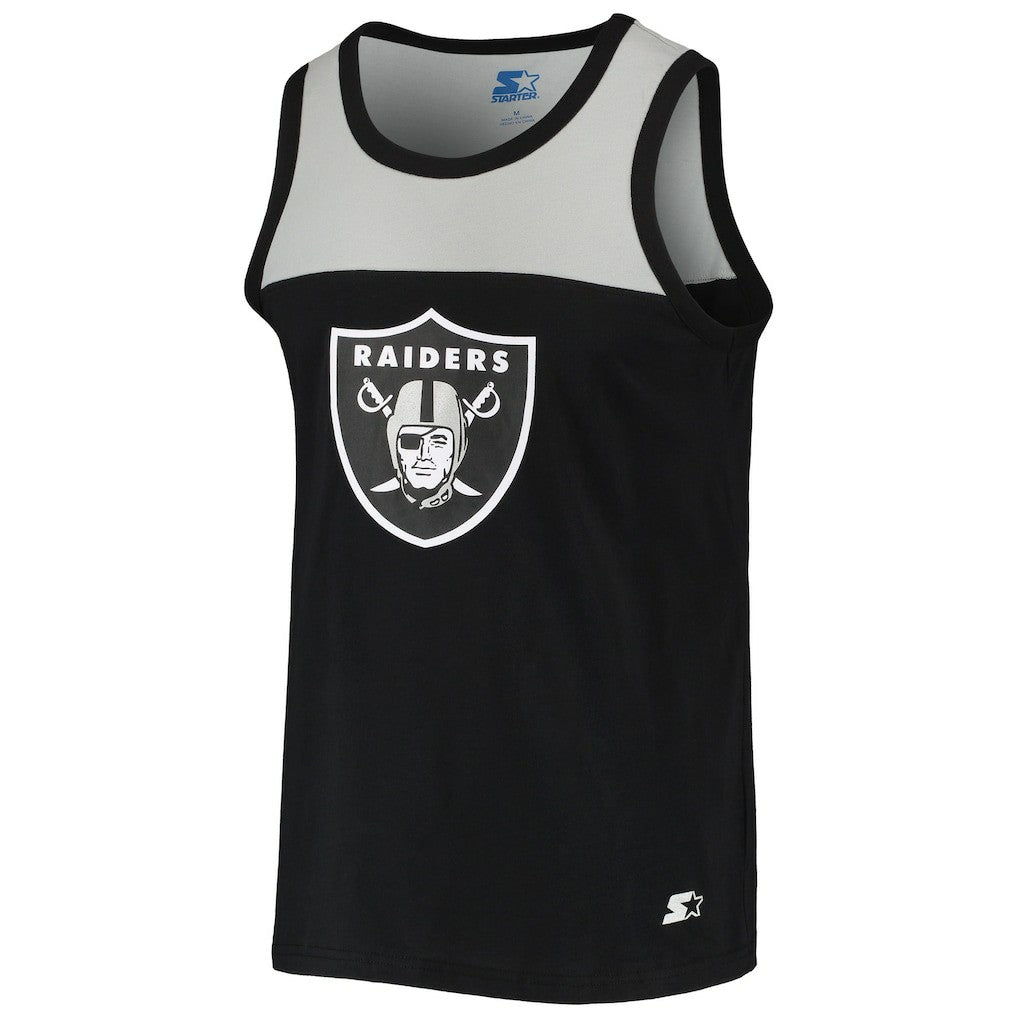 Starter Team Touchdown Fashion Tank Top - Las Vegas Raiders