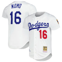 MLB Hideo Nomo Los Angeles Dodgers Mitchell & Ness Cooperstown Collection Authentic Jersey