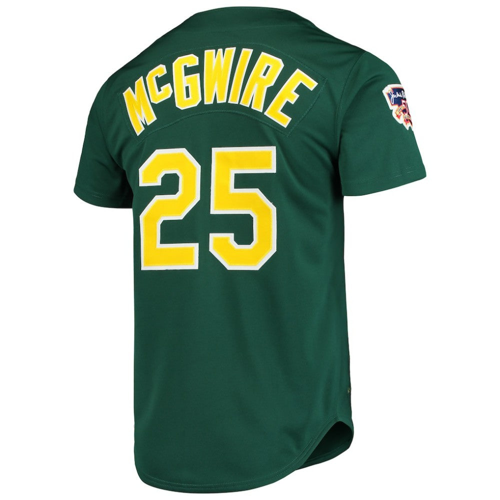 MLB Mark McGwire Athletics Mitchell & Ness 1997 Cooperstown Collection Authentic Jersey