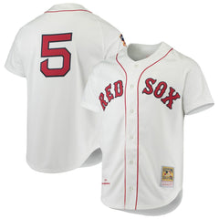 MLB Nomar Garciaparra Boston Red Sox Mitchell & Ness 1997 Cooperstown Collection Authentic Jersey
