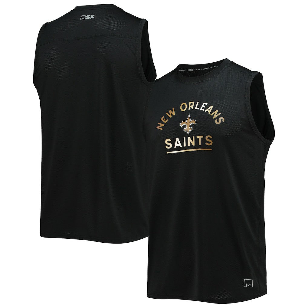 MSX by Michael Strahan Rebound Tank Top - New Orleans Saints