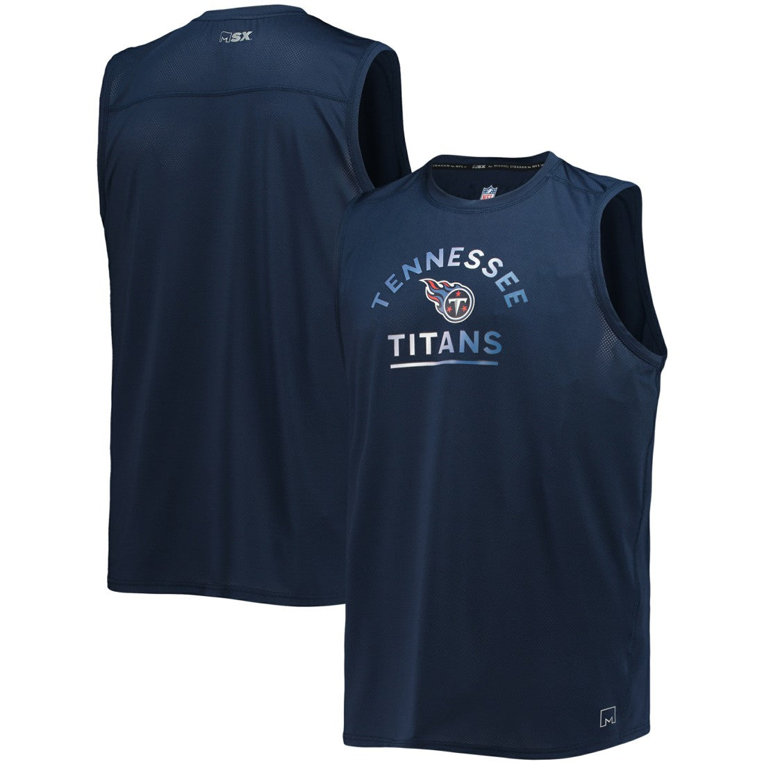 MSX by Michael Strahan Rebound Tank Top - Tennessee Titans
