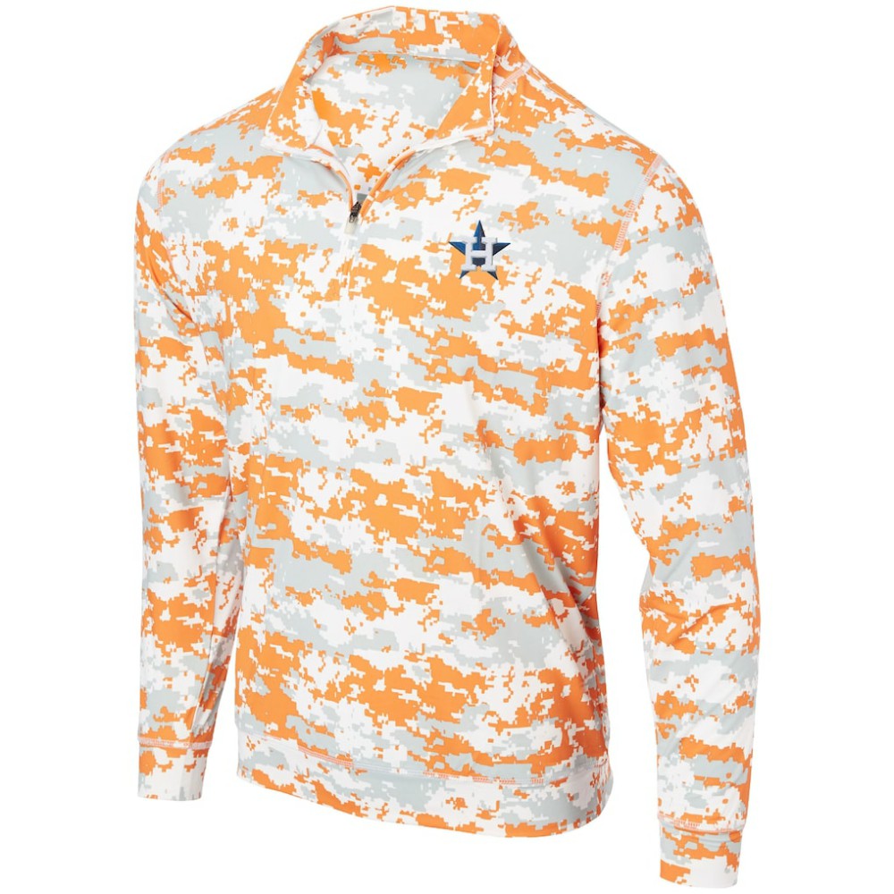 MLB Houston Astros Digital Camo Performance Quarter-Zip Pullover Jacket