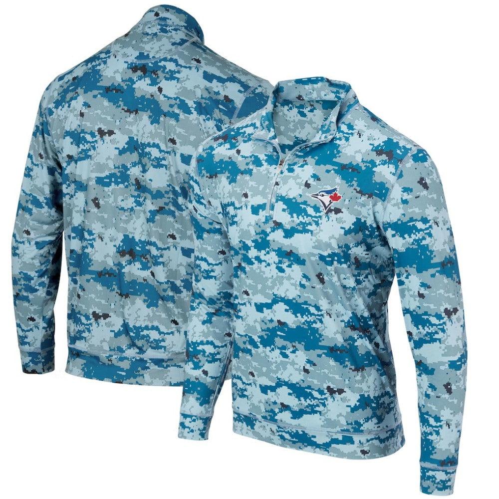 MLB Toronto Blue Jays Digital Camo Performance Quarter-Zip Pullover Jacket