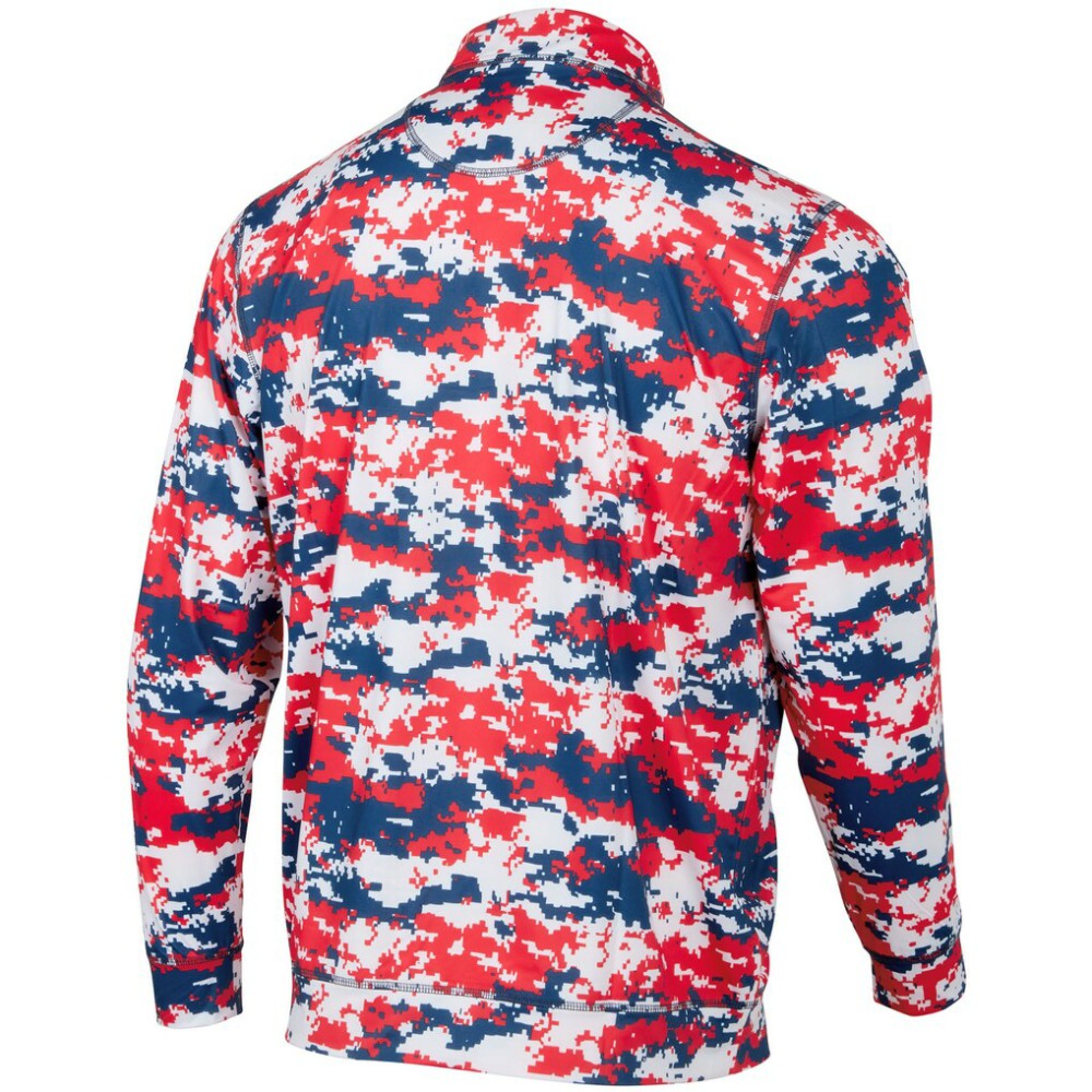 MLB Washington Nationals Digital Camo Performance Quarter-Zip Pullover Jacket