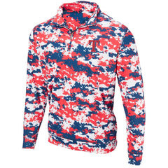 MLB Texas Rangers Digital Camo Performance Quarter-Zip Pullover Jacket