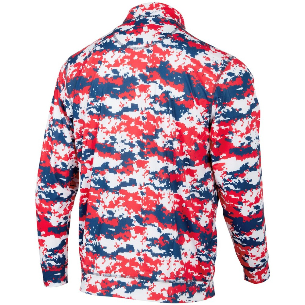 MLB Texas Rangers Digital Camo Performance Quarter-Zip Pullover Jacket