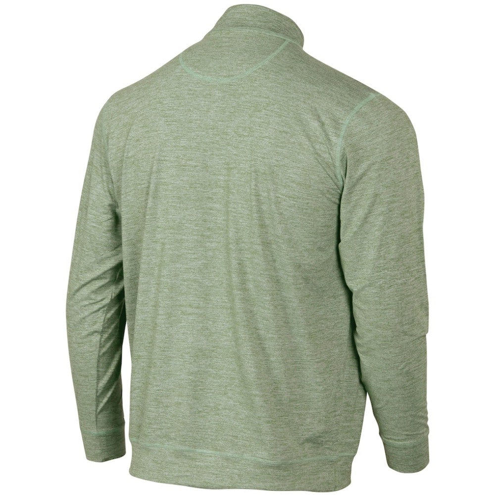 MLB Seattle Mariners Peached Marled Yarn Quarter-Zip Pullover Jacket