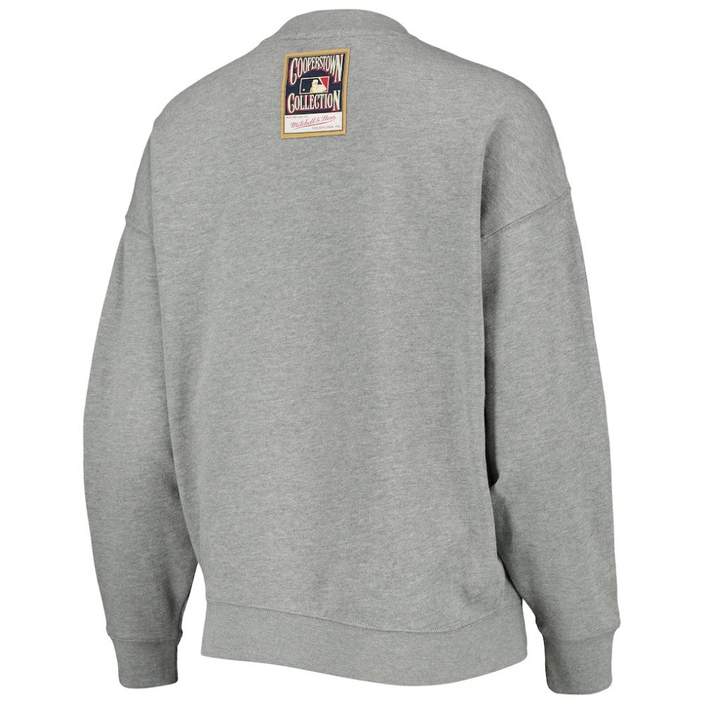 MLB St. Louis Cardinals Mitchell & Ness Women's Cooperstown Collection Logo Lightweight Pullover Sweatshirt