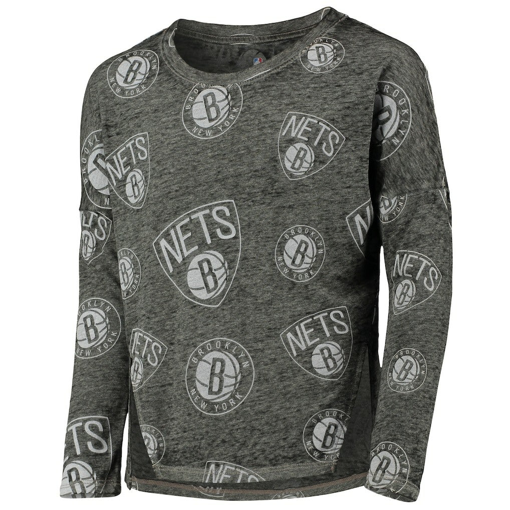NBA Brooklyn Nets Girls Youth Back in Action Long Sleeve T-Shirt