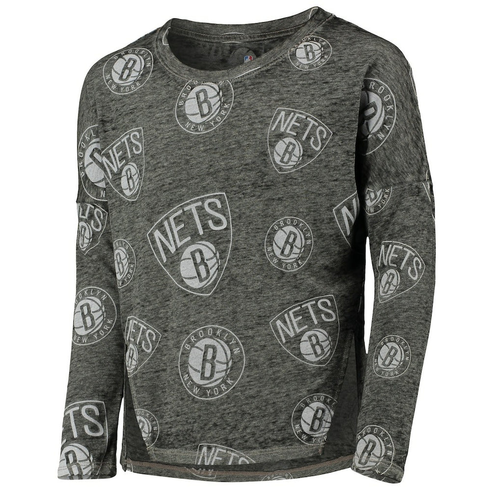 NBA Brooklyn Nets Girls Youth Back in Action Long Sleeve T-Shirt
