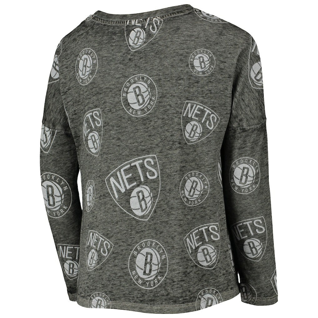 NBA Brooklyn Nets Girls Youth Back in Action Long Sleeve T-Shirt