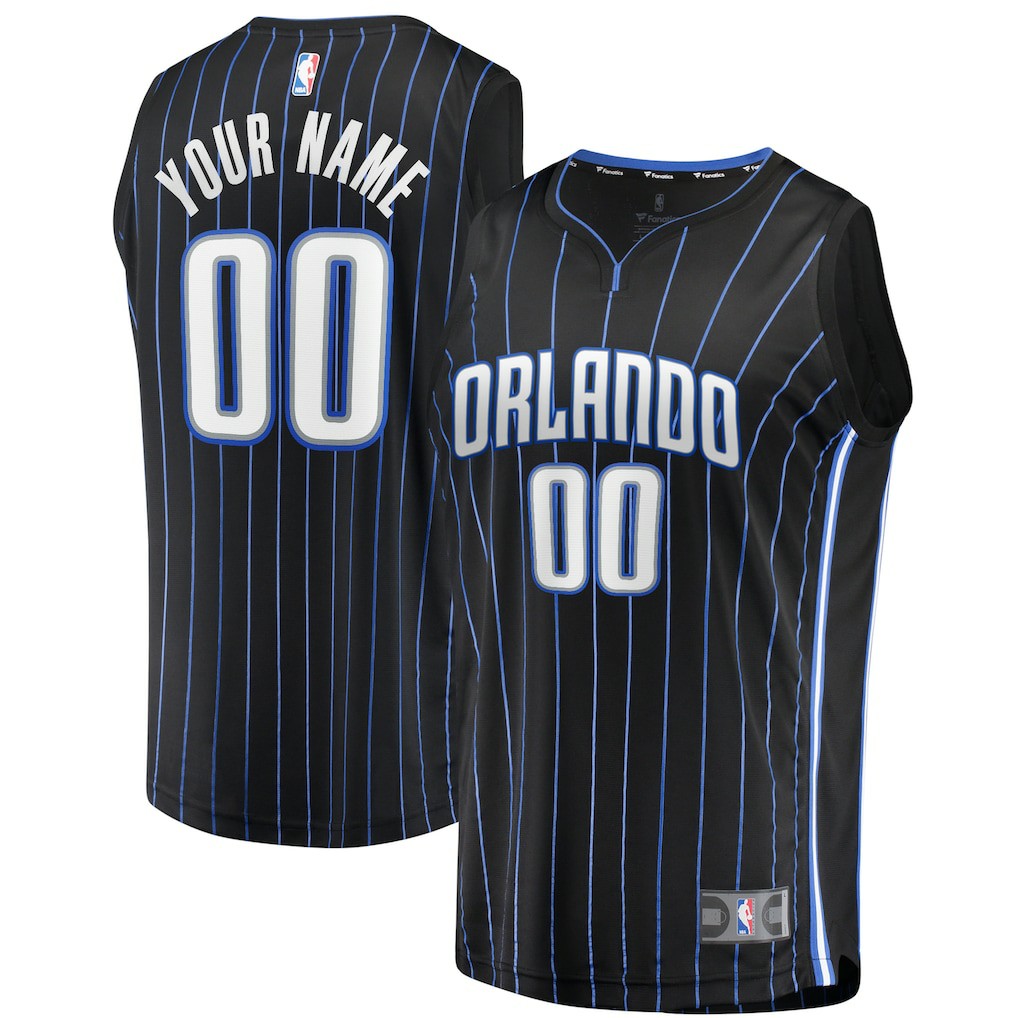 NBA Orlando Magic Youth Fast Break Replica Custom Jersey Black