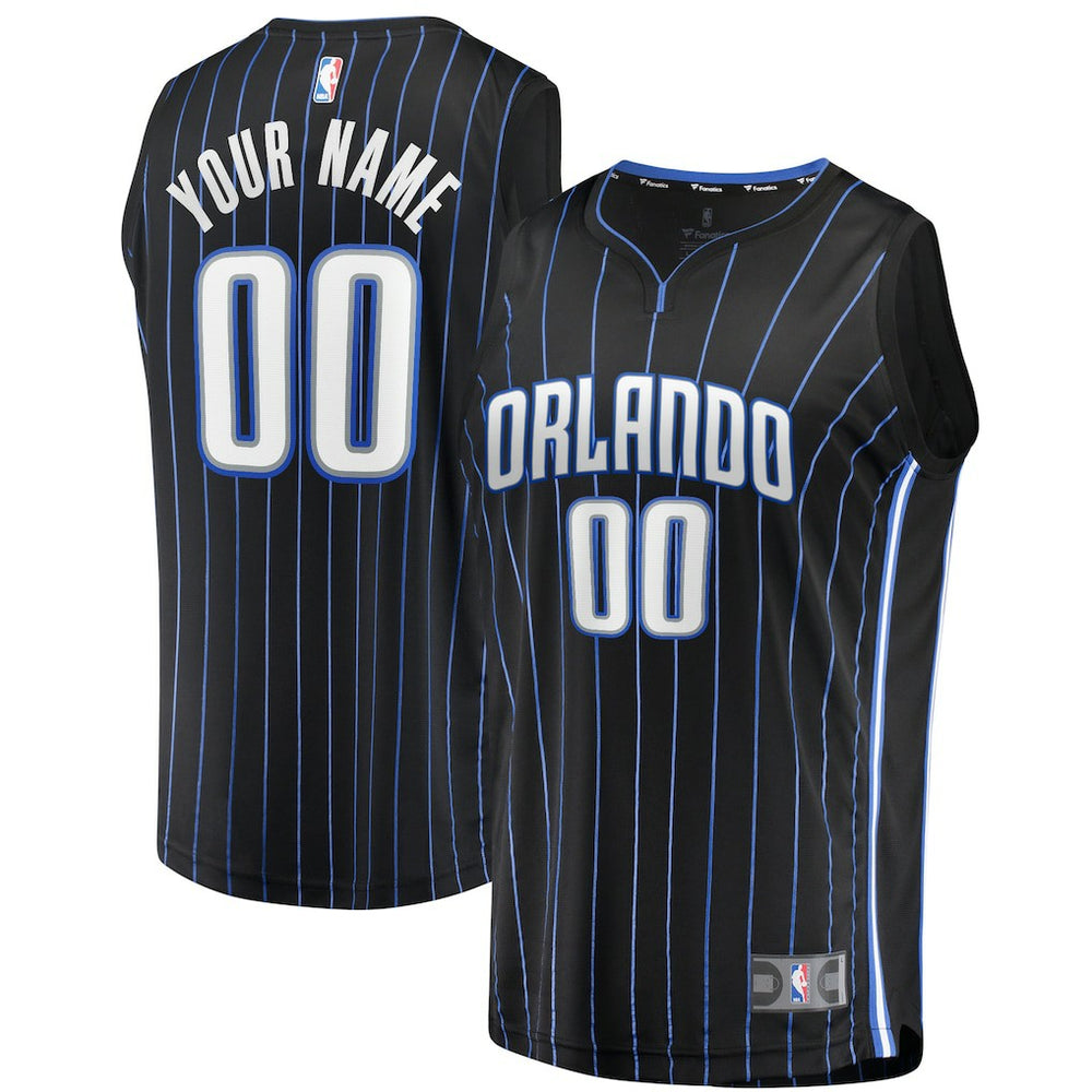 NBA Orlando Magic Youth Fast Break Replica Custom Jersey Black