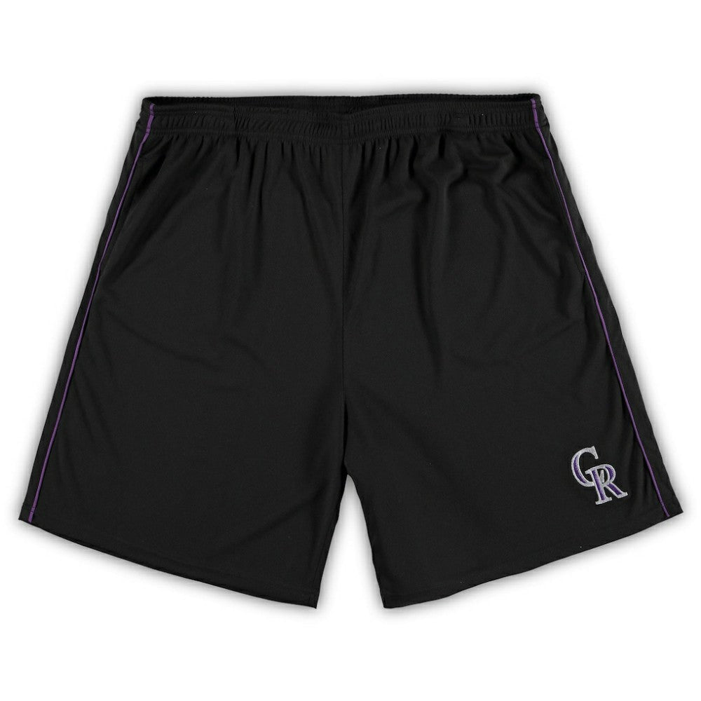 MLB Colorado Rockies Big & Tall Mesh Shorts