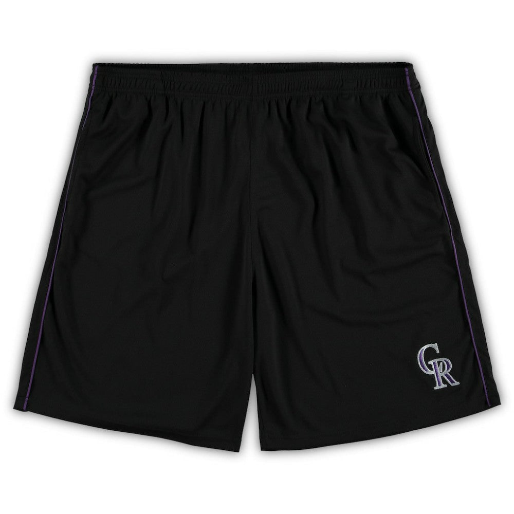 MLB Colorado Rockies Big & Tall Mesh Shorts