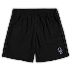 MLB Colorado Rockies Big & Tall Mesh Shorts