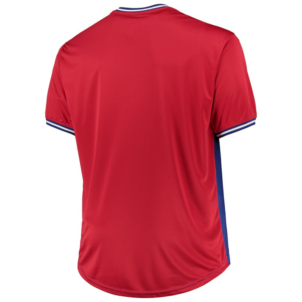 MLB Chicago Cubs Solid V-Neck T-Shirt