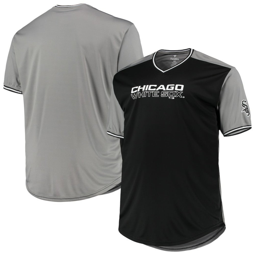 MLB Chicago White Sox Solid V-Neck T-Shirt