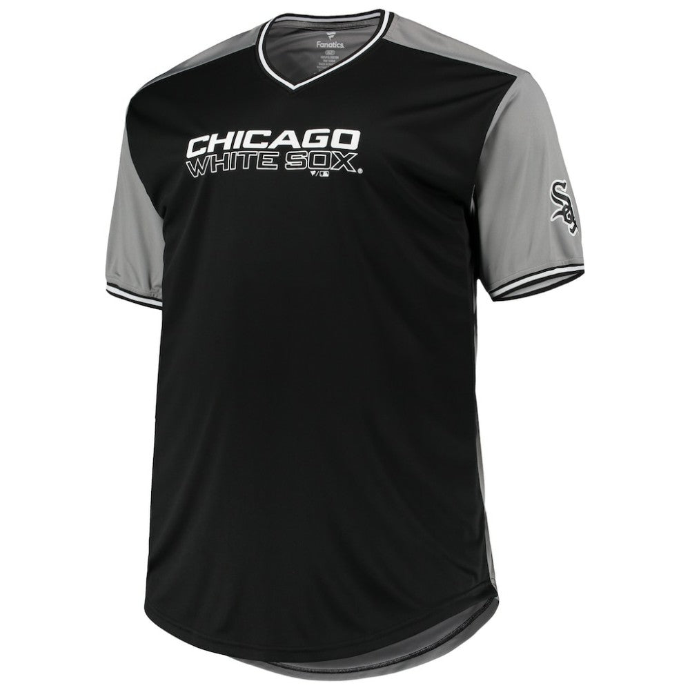 MLB Chicago White Sox Solid V-Neck T-Shirt