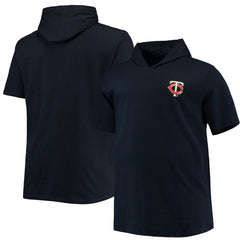 MLB Minnesota Twins Big & Tall Jersey Short Sleeve Pullover Hoodie T-Shirt