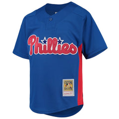 MLB Roy Halladay Philadelphia Phillies Mitchell & Ness Youth Cooperstown Collection Mesh Batting Practice Jersey