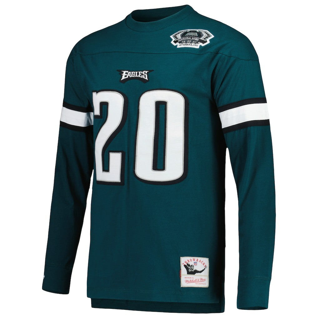 Brian Dawkins  Retired Player Name & Number Long Sleeve Top - Philadelphia Eagles