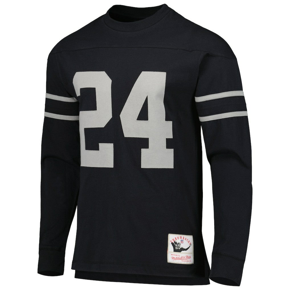 Charles Woodson Oakland Raiders Retired Player Name & Number Long Sleeve Top - Las Vegas Raiders
