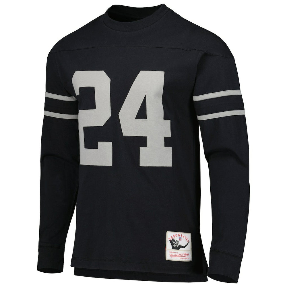 Charles Woodson Oakland Raiders Retired Player Name & Number Long Sleeve Top - Las Vegas Raiders