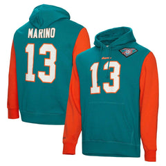 Dan Marino  Retired Player Name & Number Pullover Hoodie - Miami Dolphins