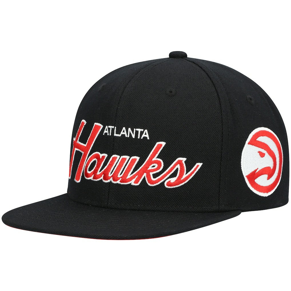 NBA Atlanta Hawks Hardwood Classics Script 2.0 Snapback Hat