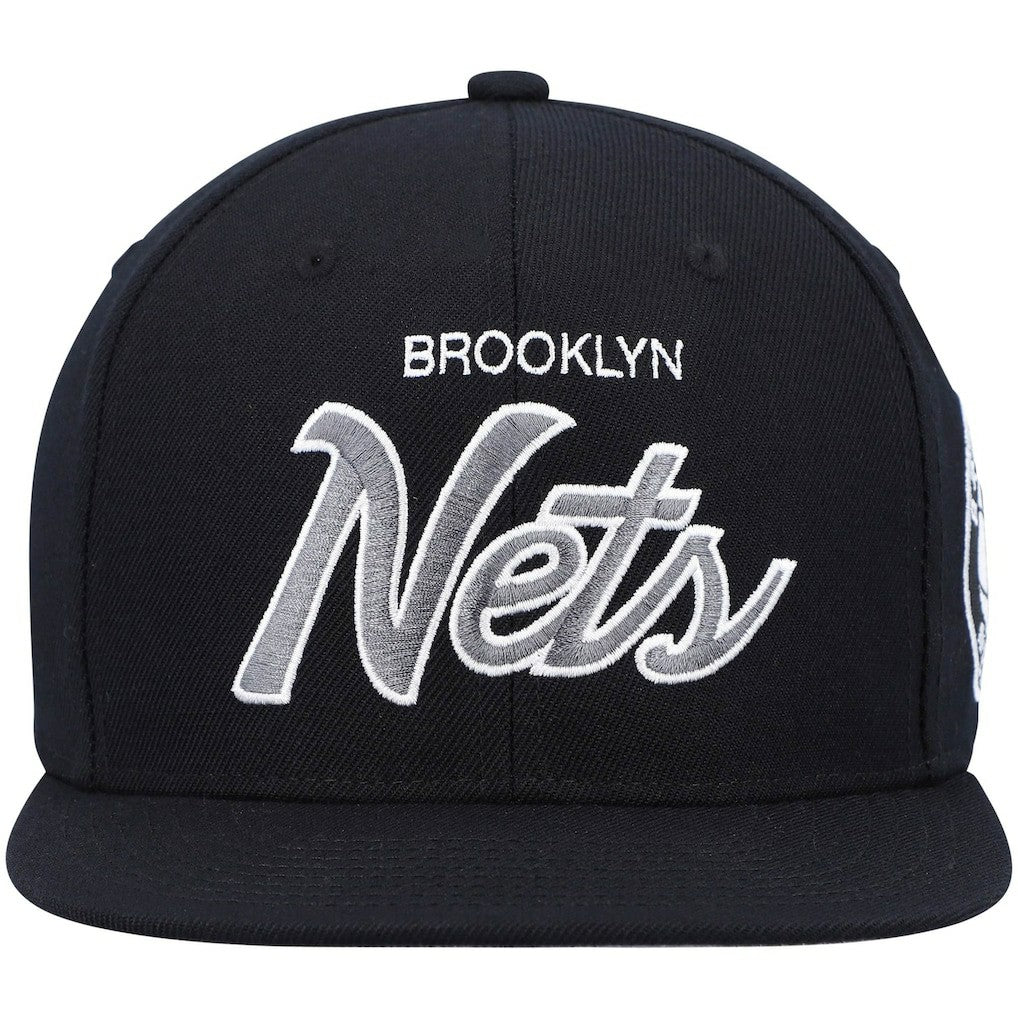 NBA Brooklyn Nets Hardwood Classics Script 2.0 Snapback Hat